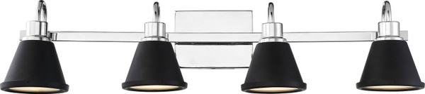 Nuvo Lighting - 62-1474 - LED Vanity - Bette - Polished Nickel / Matte Black