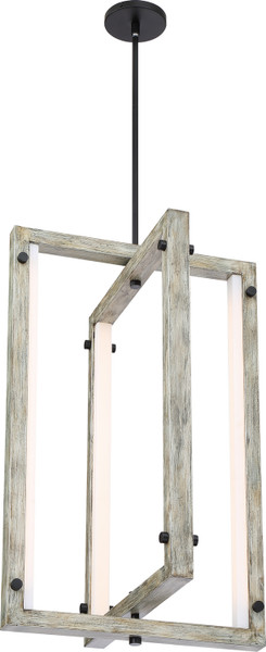 Nuvo Lighting - 62-1551 - LED Pendant - Alta - Black / Gray Wood