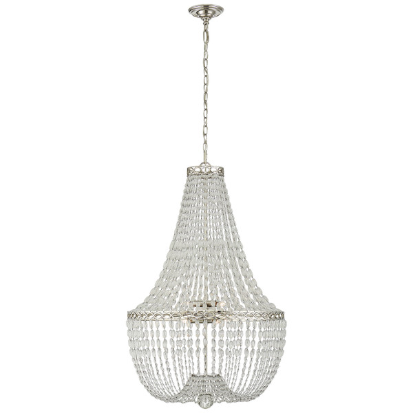 Visual Comfort Signature - CHC 5271PN-CG - Eight Light Chandelier - Linfort - Polished Nickel