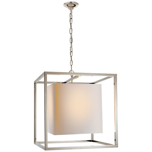 manufacturer_finish:Polished Nickel|manufacturer_glass:15.25 Natural Paper Cube