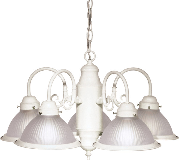 Nuvo Lighting - SF76-693 - Five Light Chandelier - Textured White