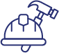Builder and contractor services icon