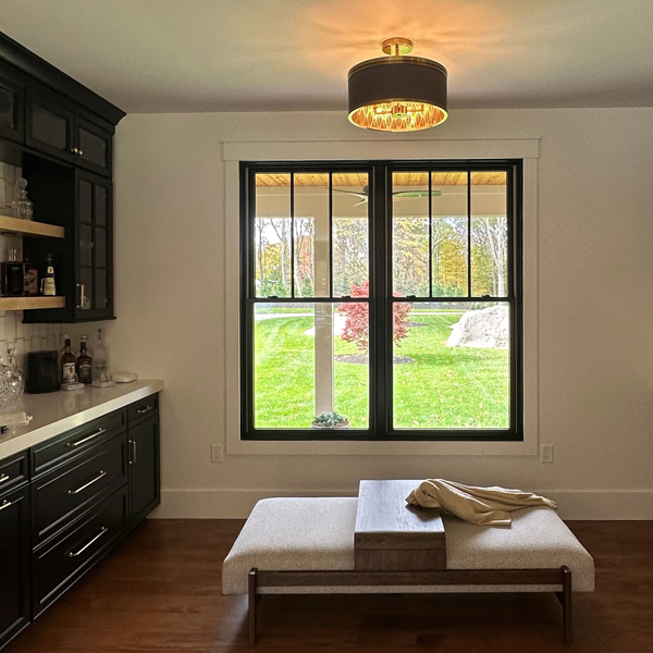 Low-profile flush mount ceiling light
