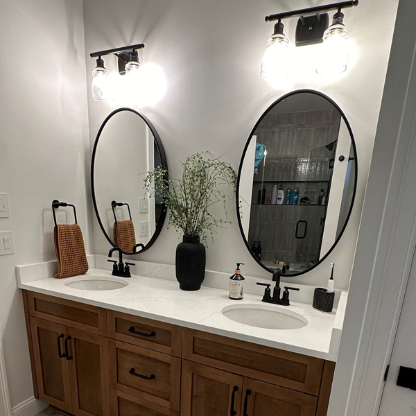 Wall-mounted mirror