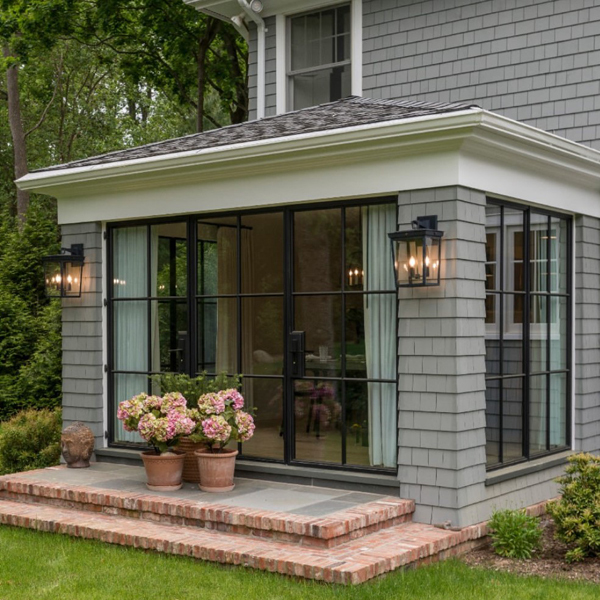 Modern outdoor wall sconce lighting home exterior