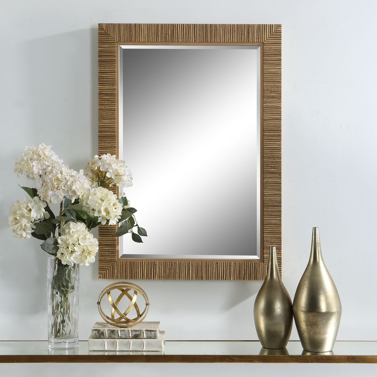 Rectangular wall mirror