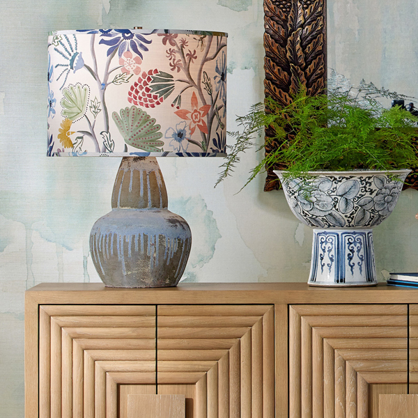 Glass and specialty lamp shades on display