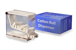 Cotton Roll Dispenser - Clear, Acrylic (box of 1)