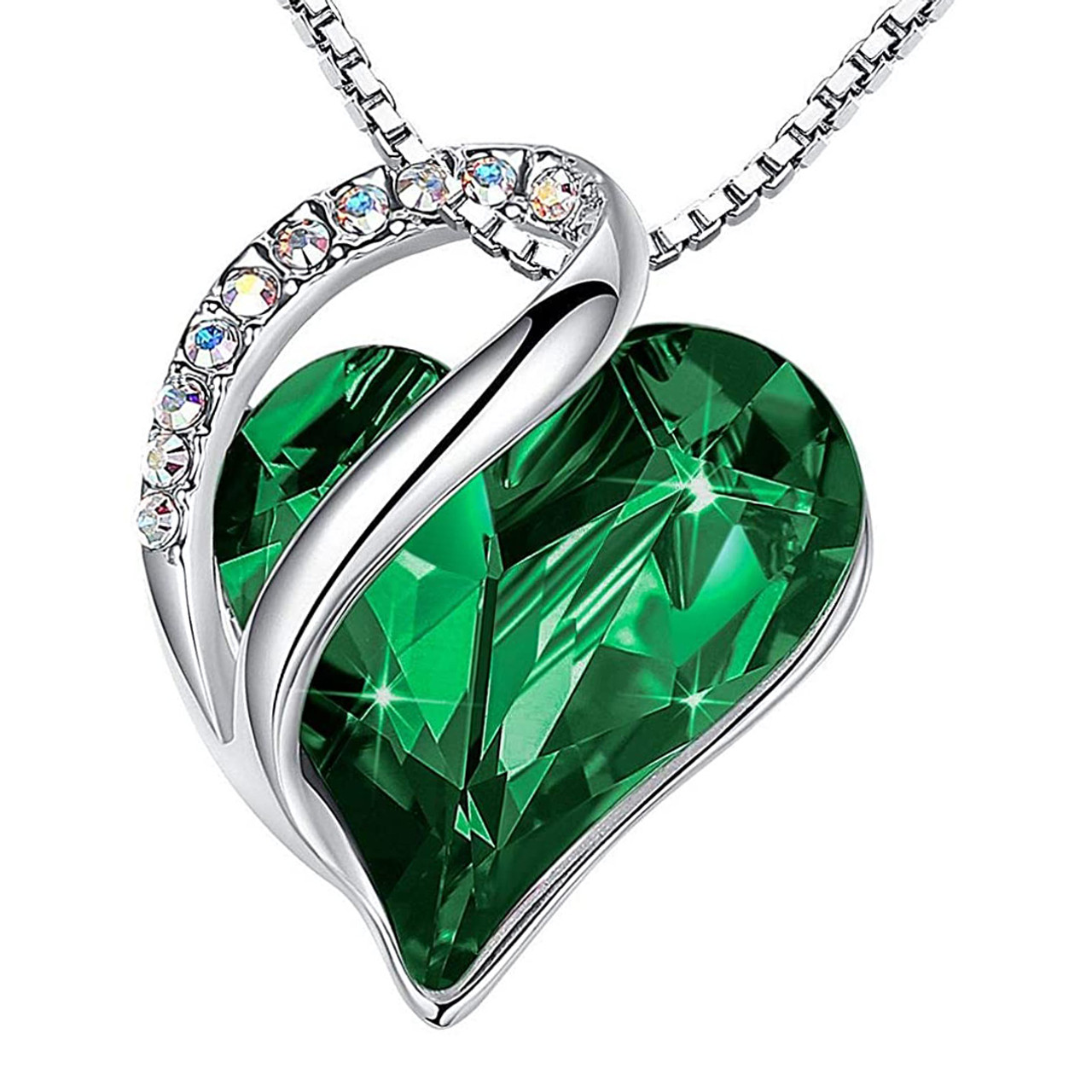 May Birthstone Necklace | Emerald Necklace – Beautifully Handmade UK