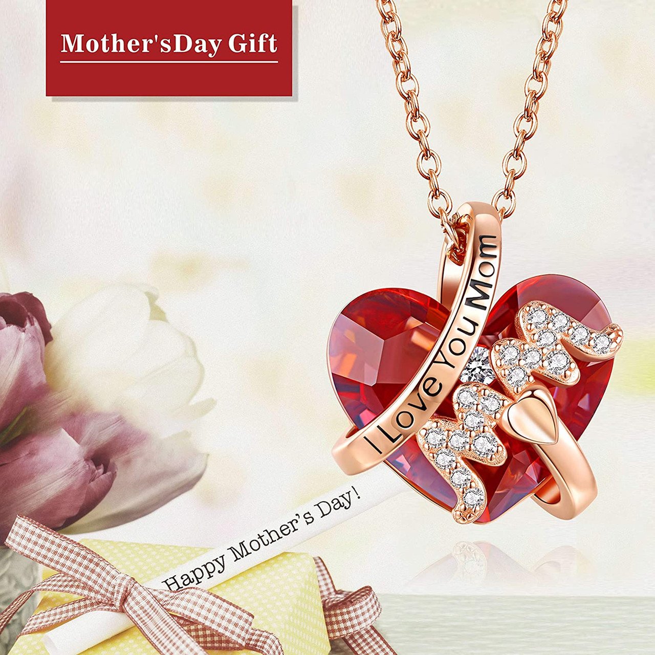 Zena Mothers Day Gifts Family Tree Necklace and Quotes Greeting Card - Quan  Jewelry