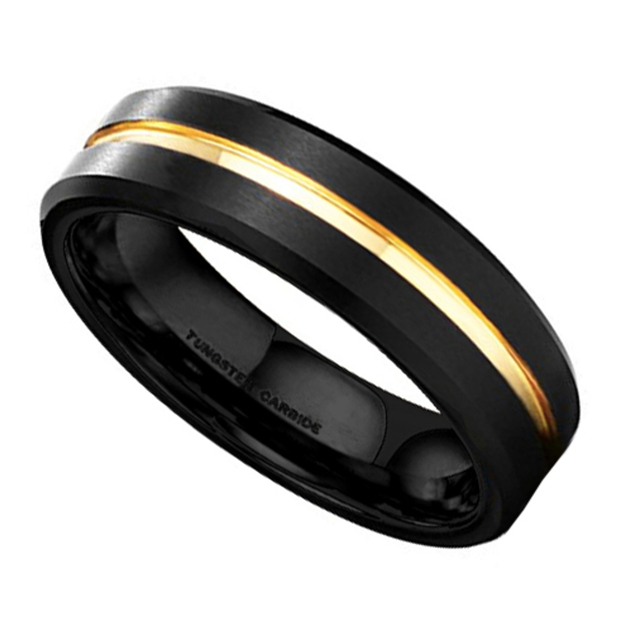 Matte black ring womens 2025