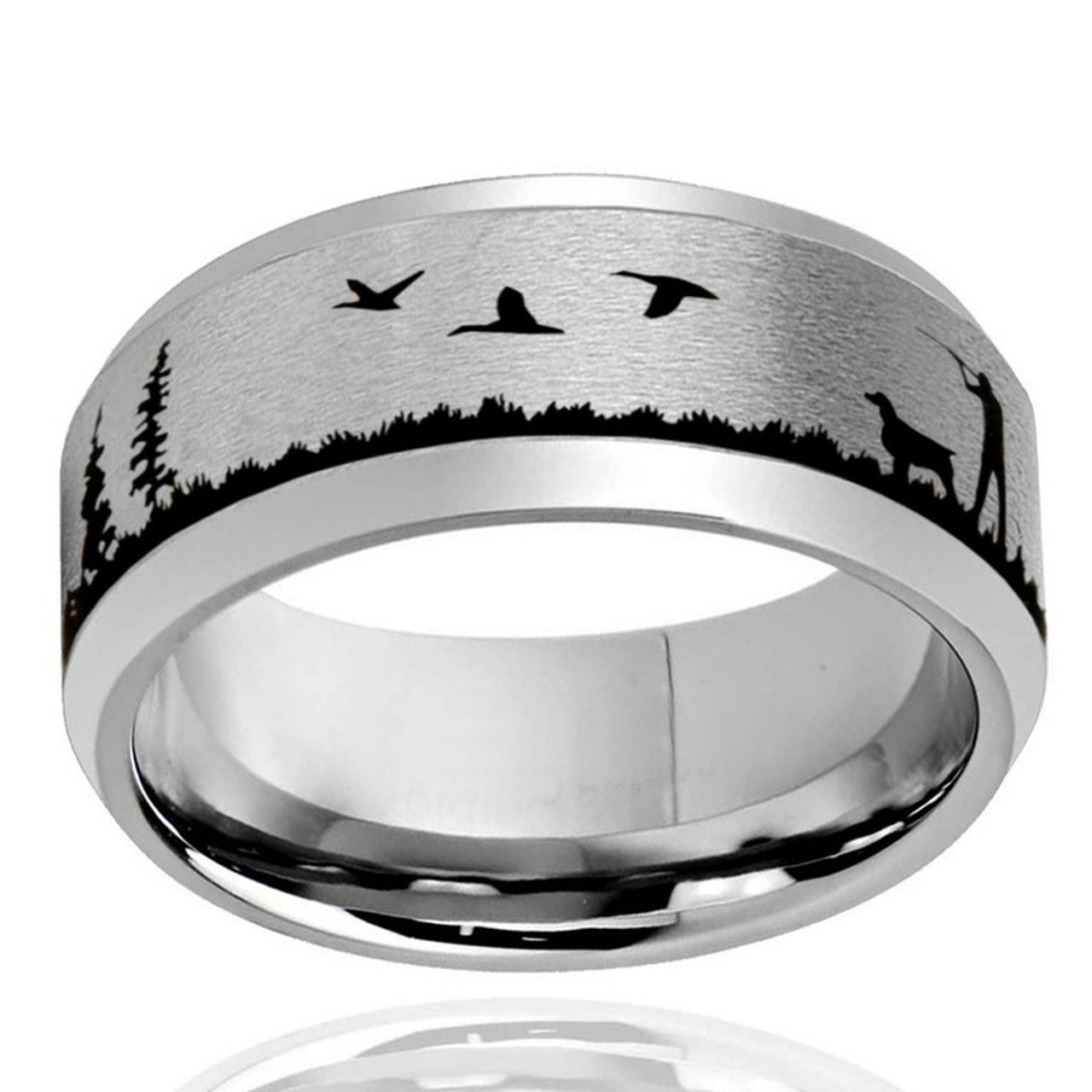 Mens hunting clearance rings