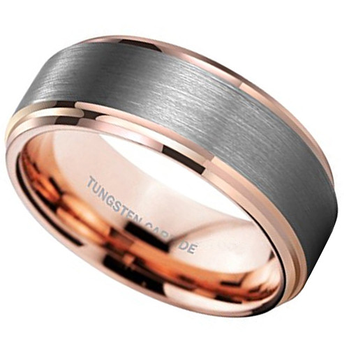  Metal Masters Co. RoseTone Pink Women's Stainless Steel Ring  Wedding Band with Engraved Florentine Design 7mm 4 : Clothing, Shoes &  Jewelry