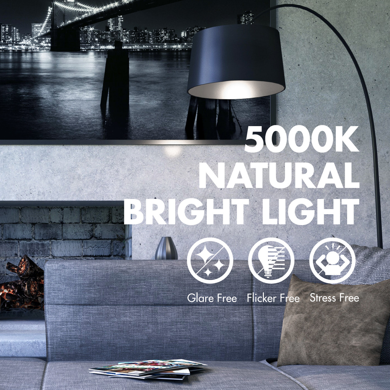 9W LED Bulb 5000K (Daylight White)