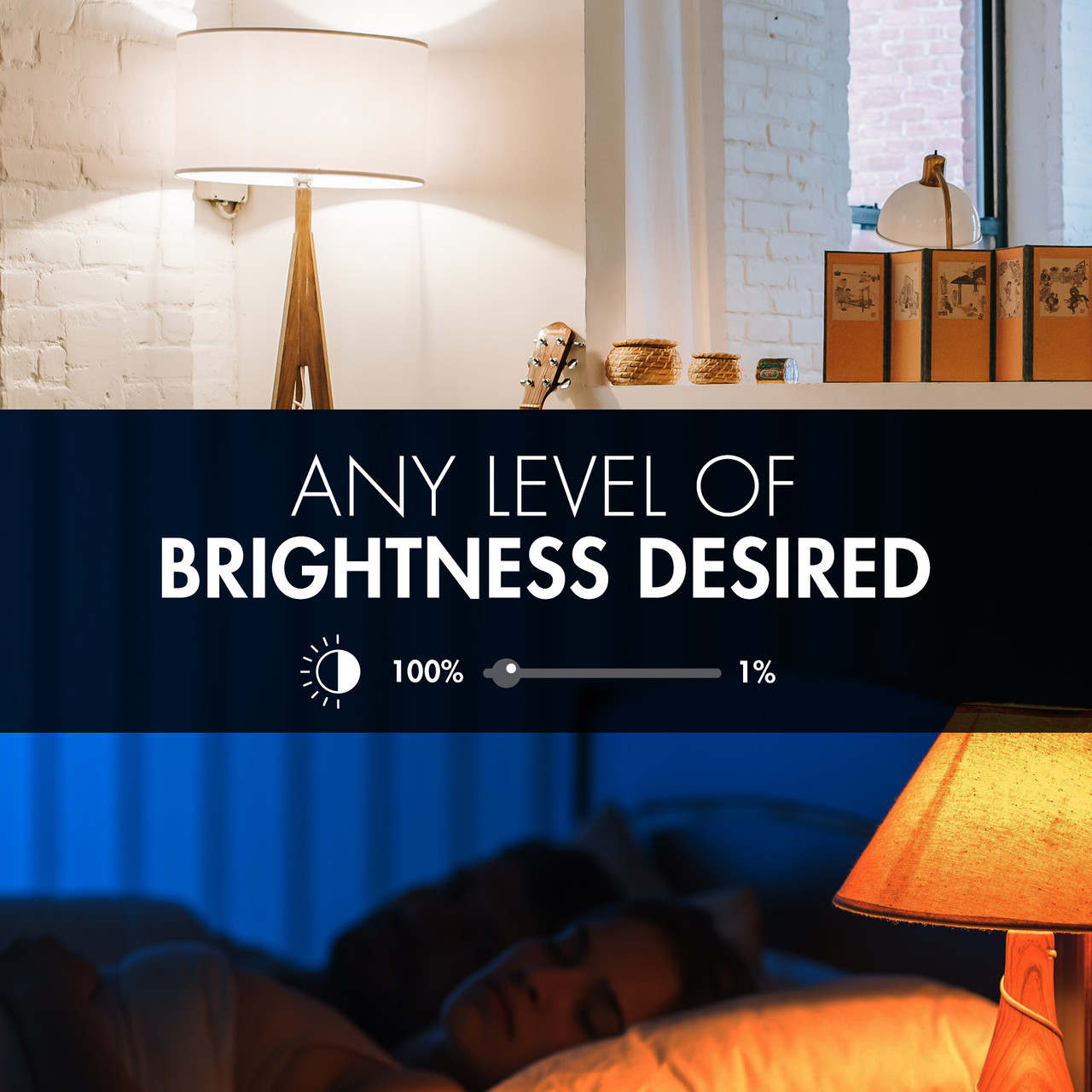 Tenergy Smart WiFi Light Bulb with White and Color Ambiance