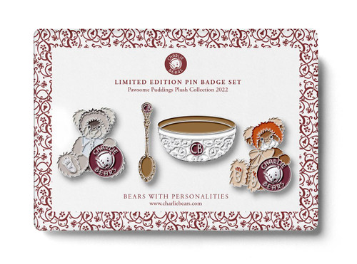Pin Badge Pudding Set Pin Badge Pudding Set