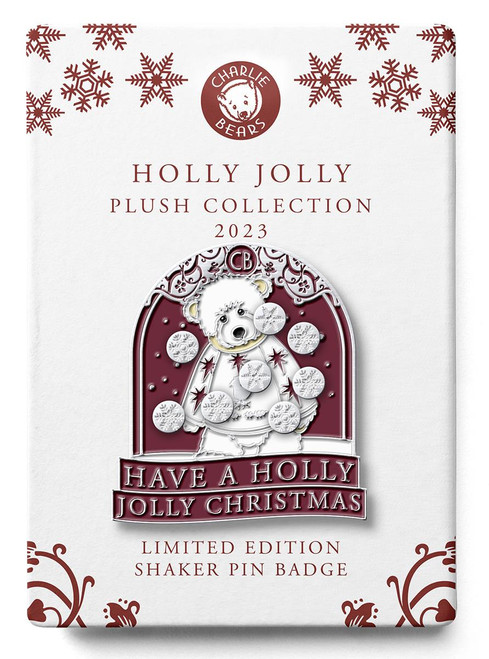 Pin Badge Holly Jolly