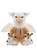 A griffin-style Charlie Bear plush toy sits upright against a white background, featuring white and tan fur, eagle beak, wings, clawed feet, and a gold feather charm pendant.