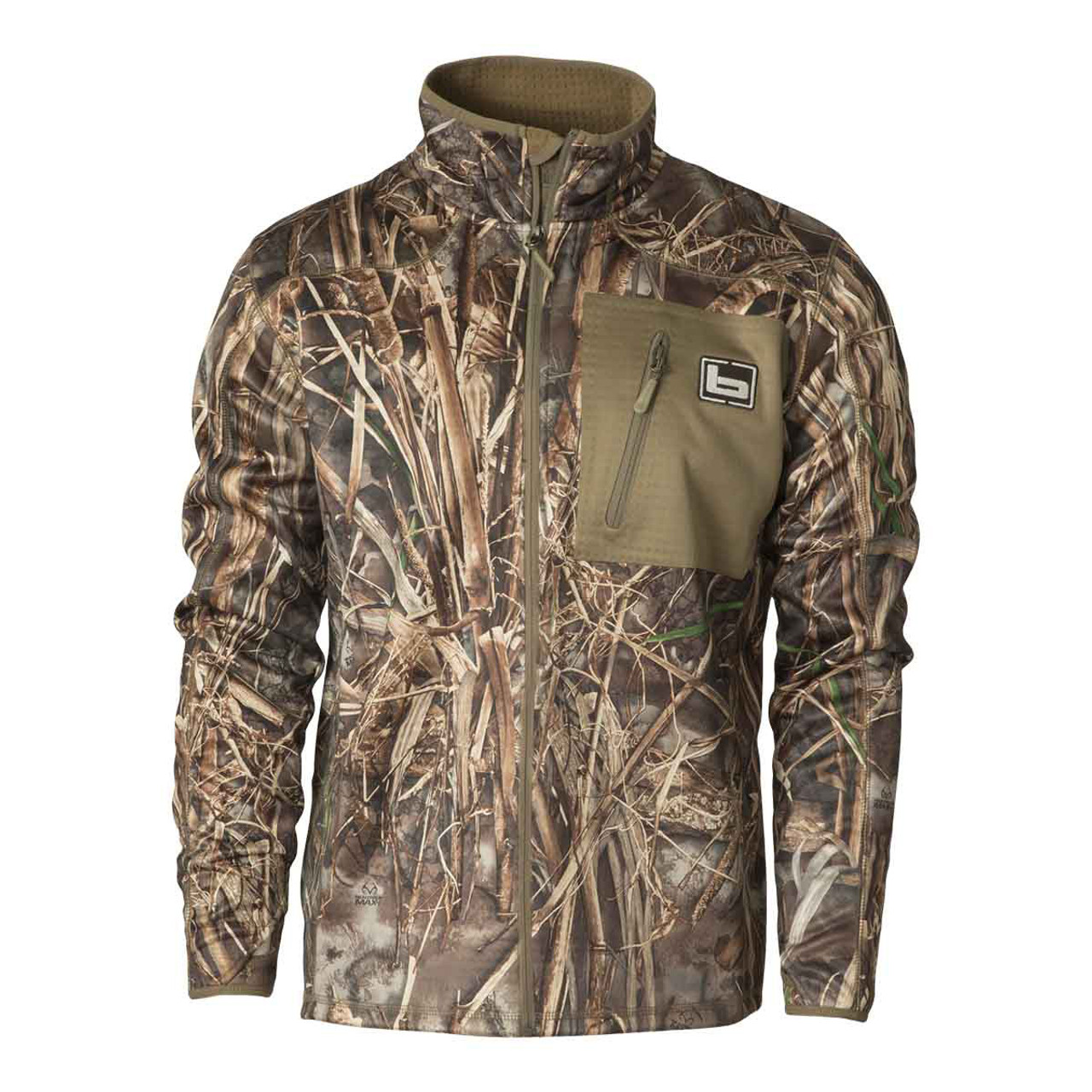  Banded Men's Hunting Mid-Layer Fleece Full Zip Vest,  Bottomland, Medium : Clothing, Shoes & Jewelry