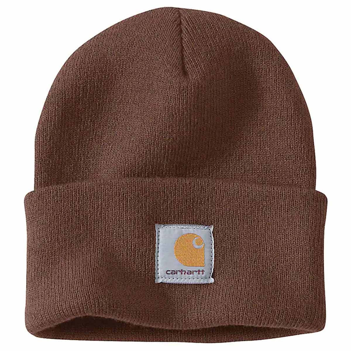 Carhartt Real Fox Fur Beanie (Chocolate Marl) Carhartt Fox Puff Beanie (Denim Blue Marl) — Chelsea Heil Style main image 2