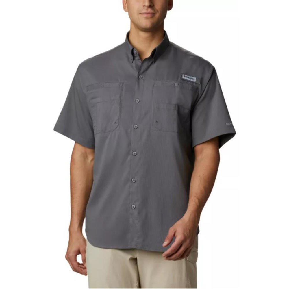 Camisa Para Hombre Manga Corta PFG Tamiami™ II Gris Vestuario - | Tienda Oficial de