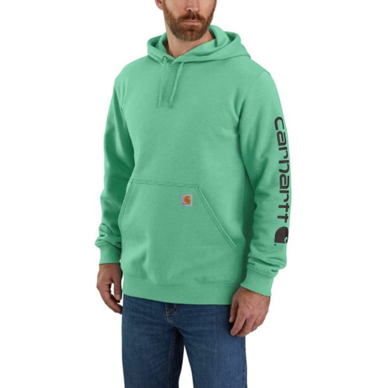 Carhartt Loose Fit Midweight Logo-Sleeve Graphic Hoodie