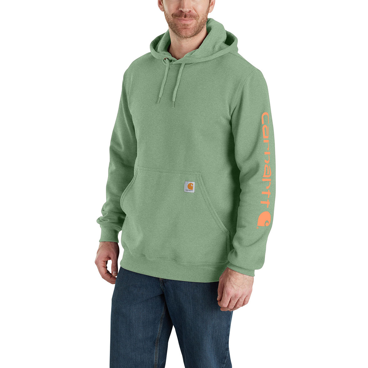 Carhartt Loose Fit Midweight Logo Sleeve Graphic Hoodie Rogers