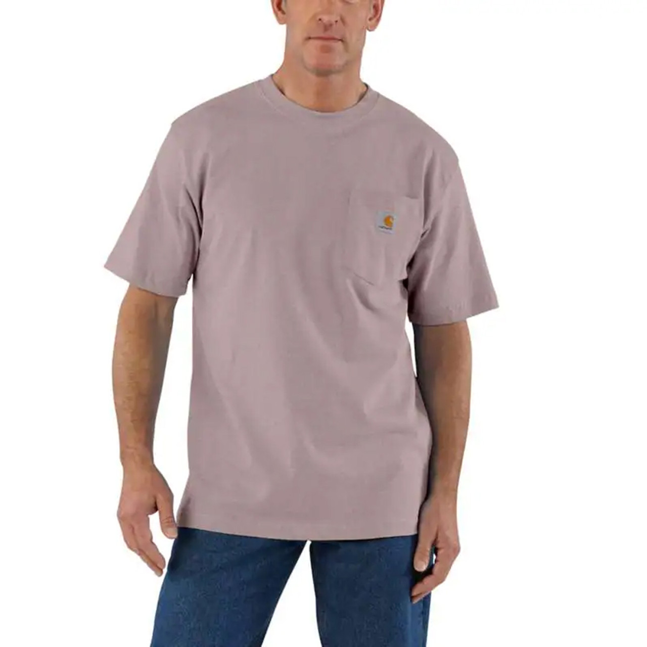 Carhartt ★Loose Fit Heavyweight Short-Sleeve Pocket Regular Carhartt Loose Fit Heavyweight Pocket Short Sleeve T-Shirt