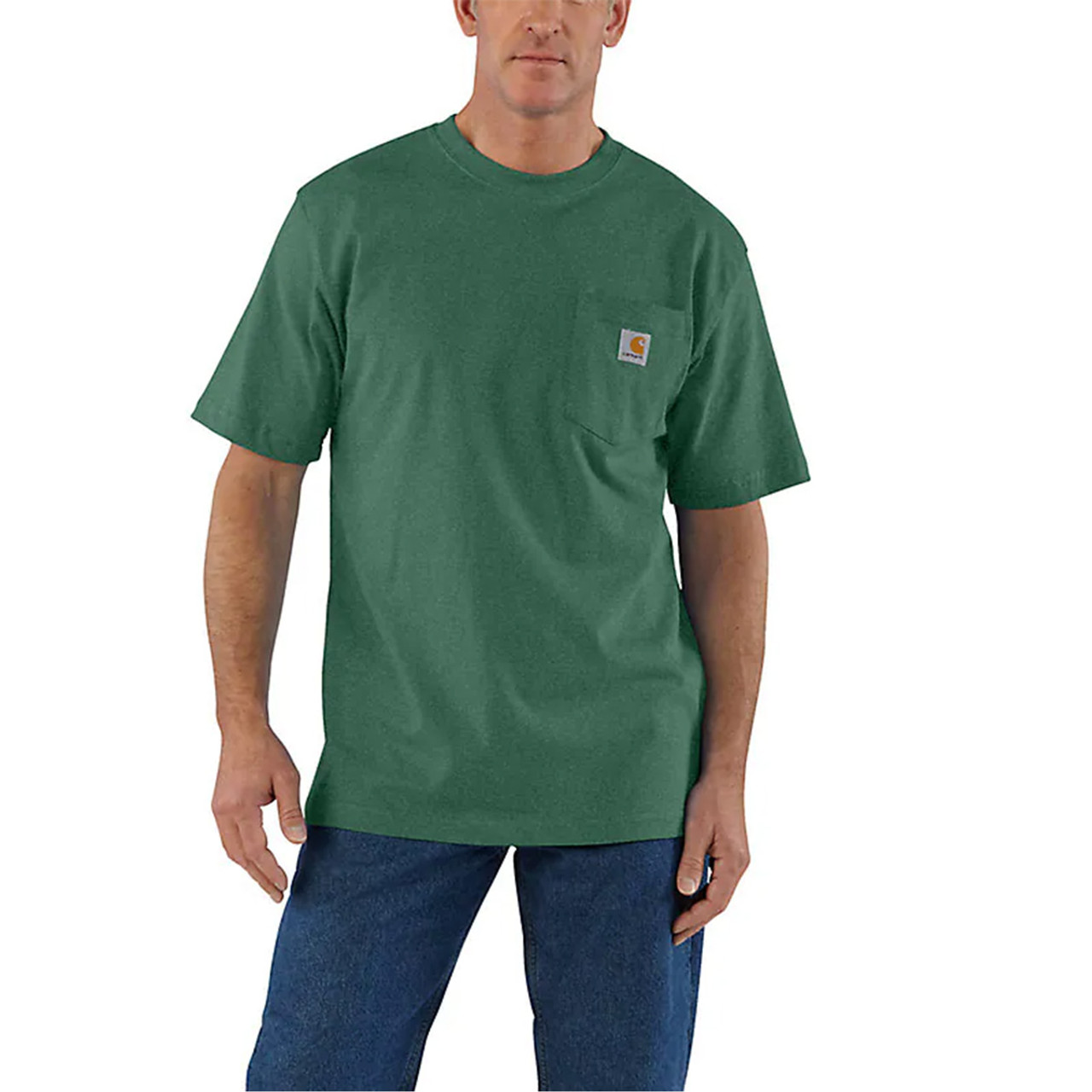 Tシャツ・カットソー CARHARTT S/S POCKET LOOSE T-SHIRT 5FT1062 Carhartt Loose Fit Heavyweight Pocket Short Sleeve T-Shirt