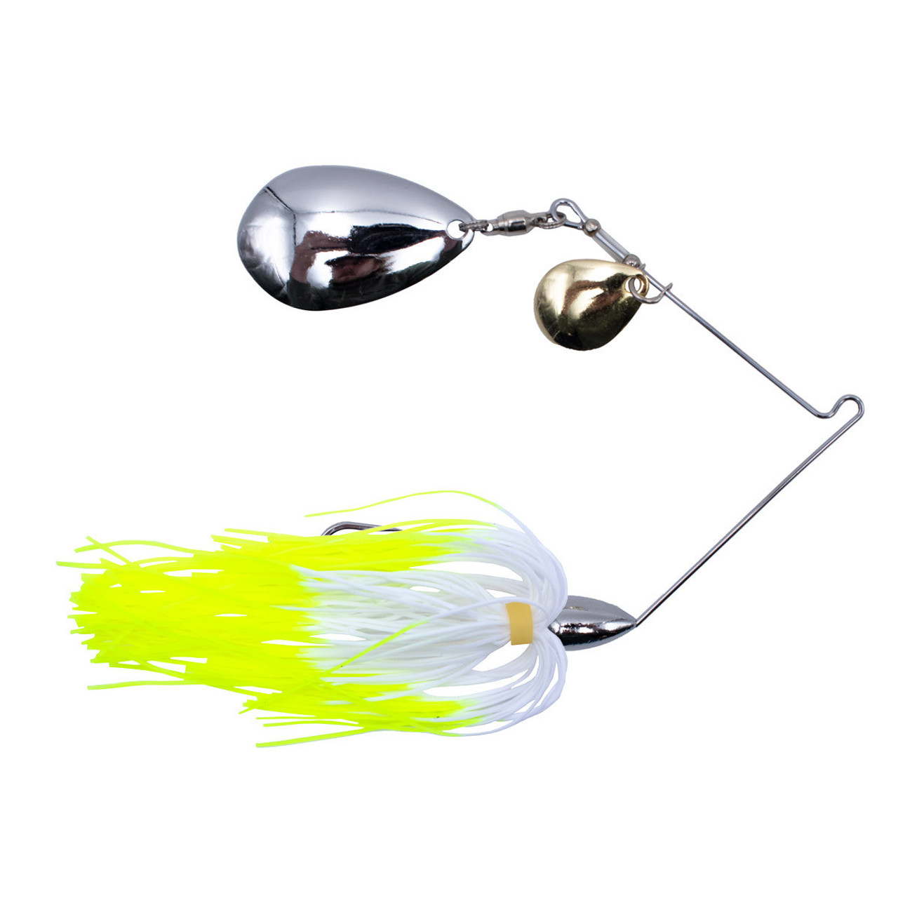 Rogers Sporting Goods Go-2 Spinnerbait Colorado Indy in Chartreuse Size 3/8 oz