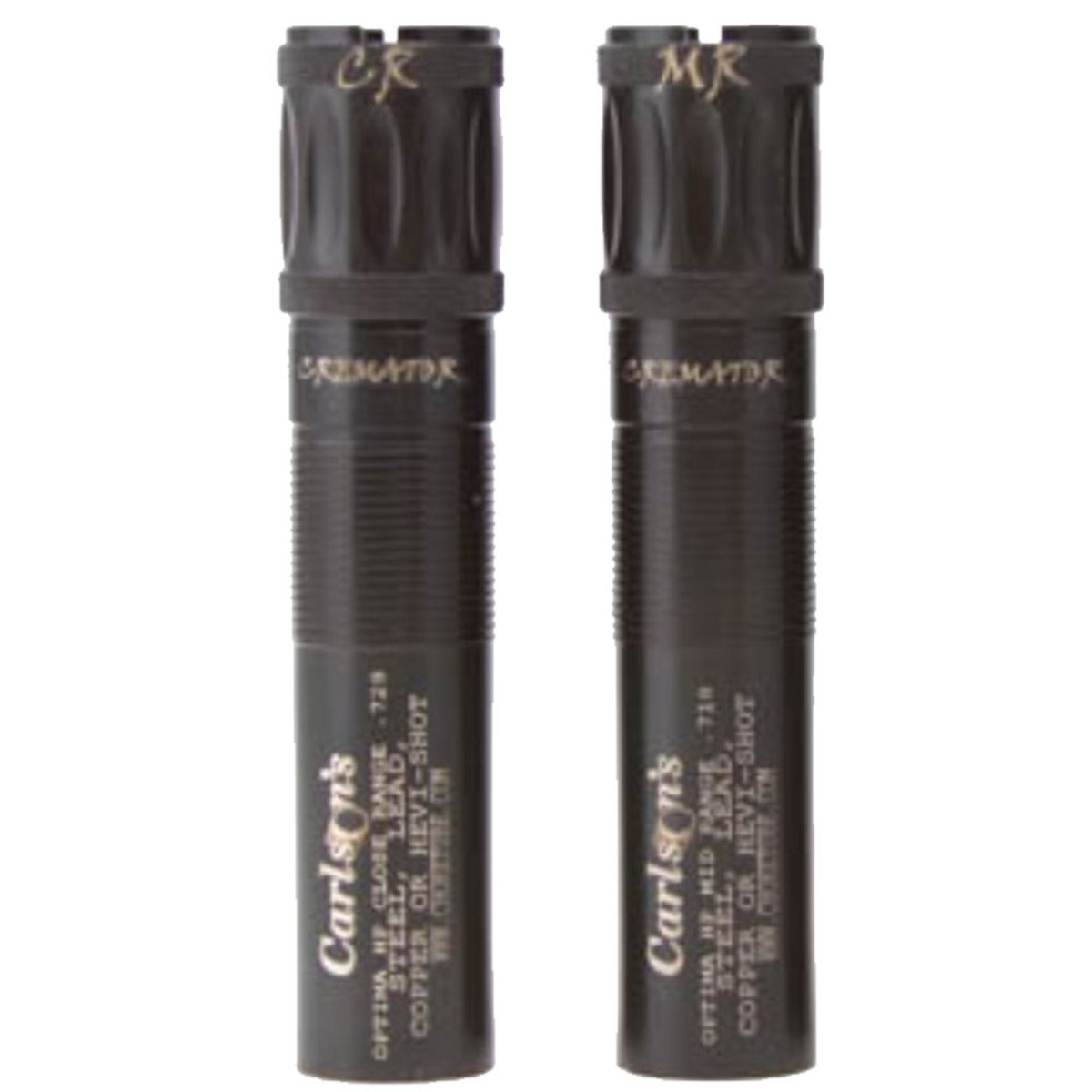 Carlsons 12ga Benelli Crio/Crio Plus Cremator Choke Tubes – Non-Ported, MR/LR, 2-Pack, Stainless Steel