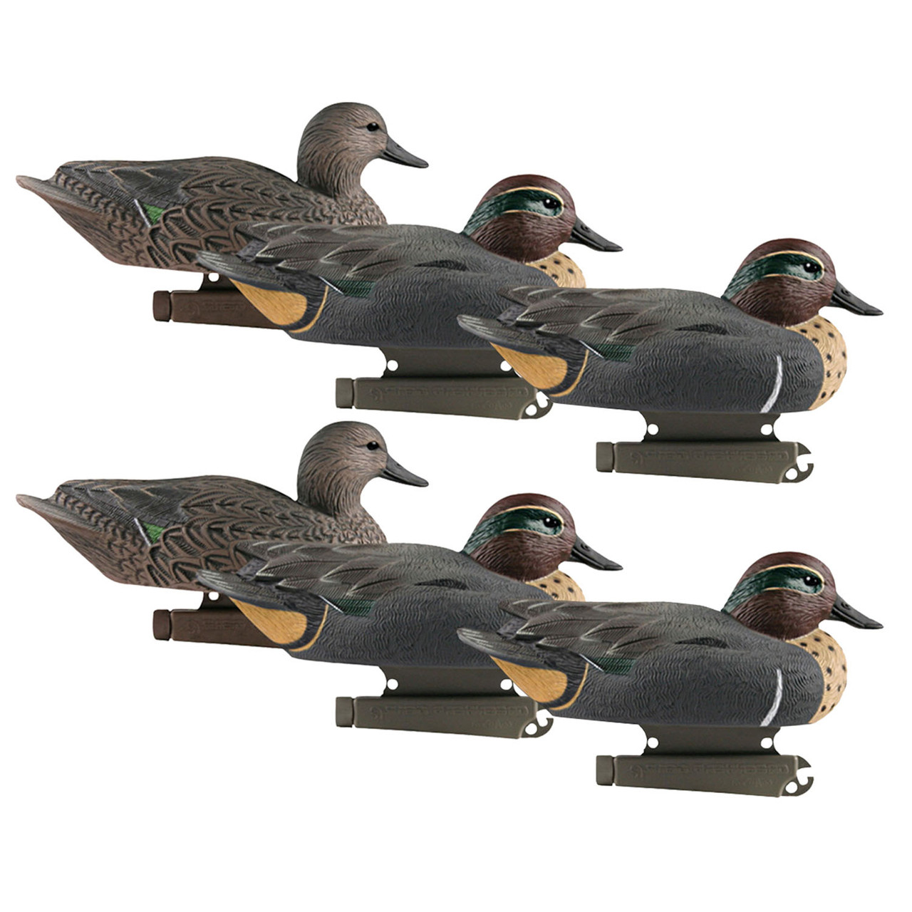 その他 Green Wing Collector's Edition [Import anglais] wgteh8f GHG Hunter Series Life-Sized Floating Green-Winged Teal Decoys, 6