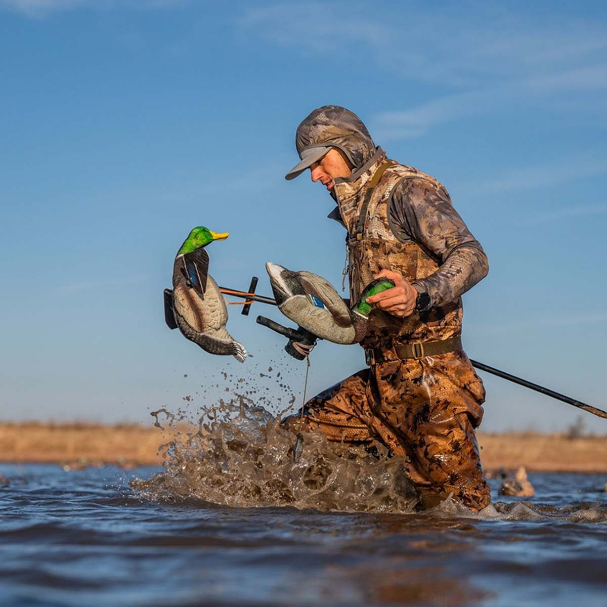 Lucky Duck Super Swimmer HDi Swimming Duck Decoys | Pack of 2