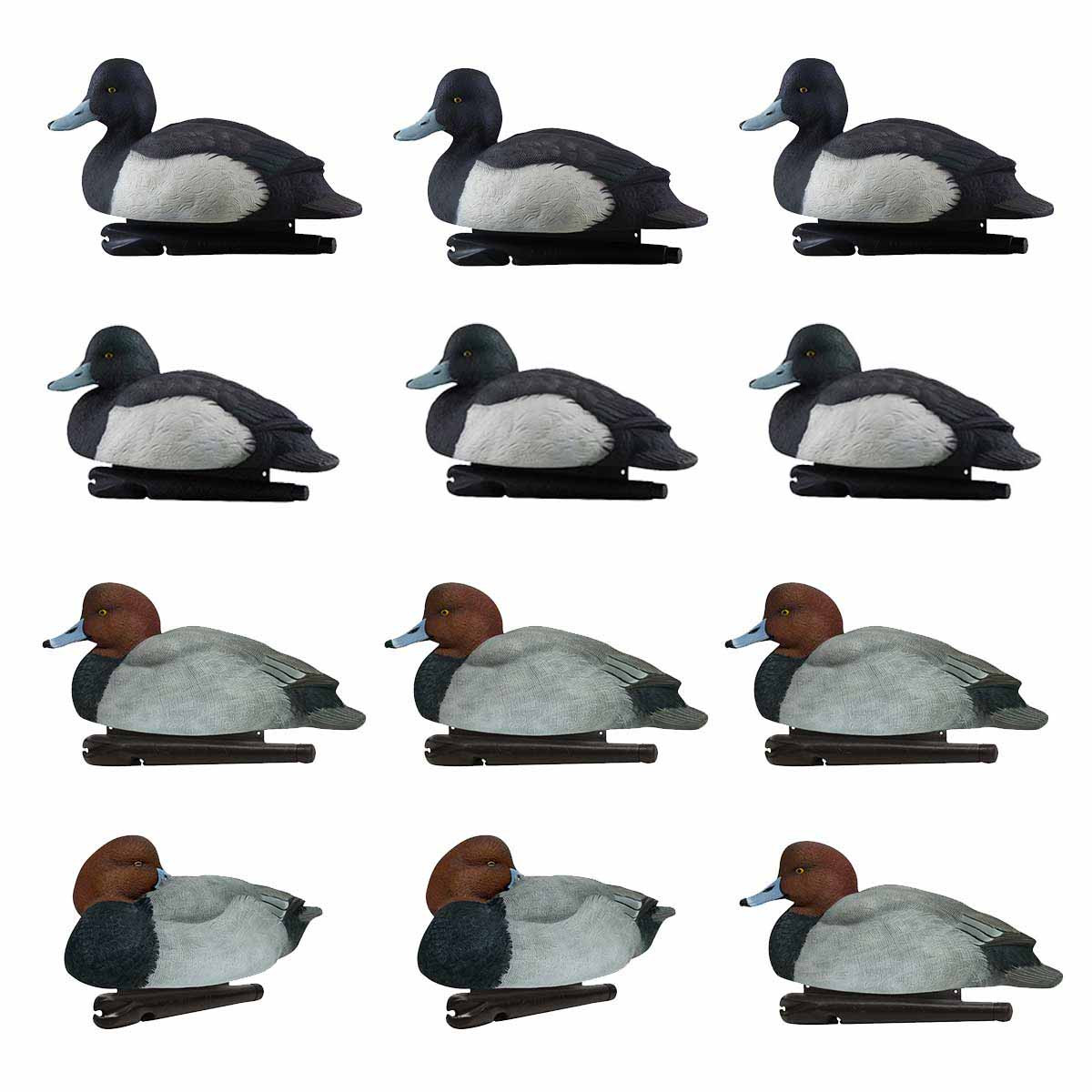 Avian-X Topflight Diver Duck Decoys, 12 Pack | Rogers Sporting Goods