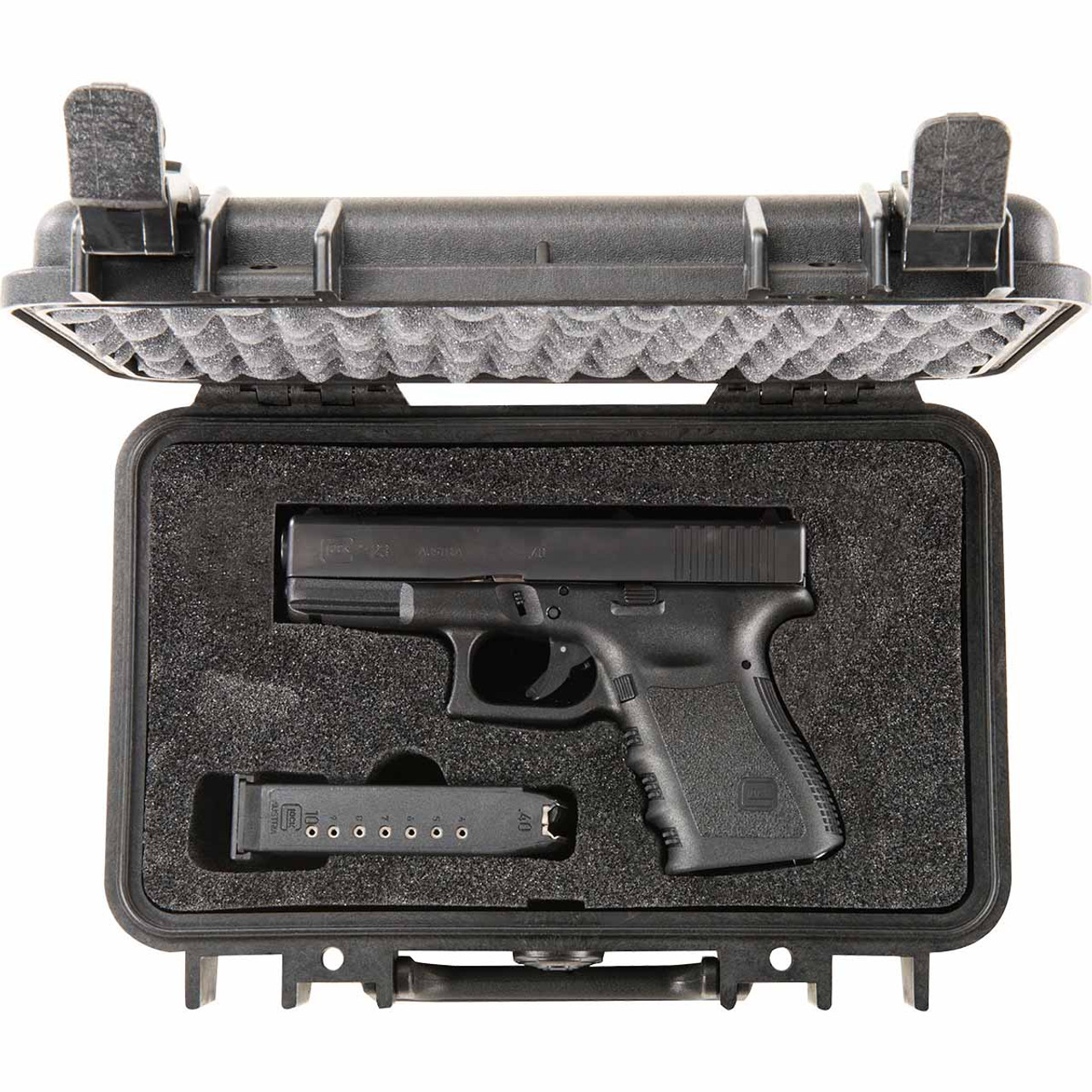 防犯・セキュリティ用品 pelican 1170 Pelican 1170 Case, Black with Yellow Handle & Latches