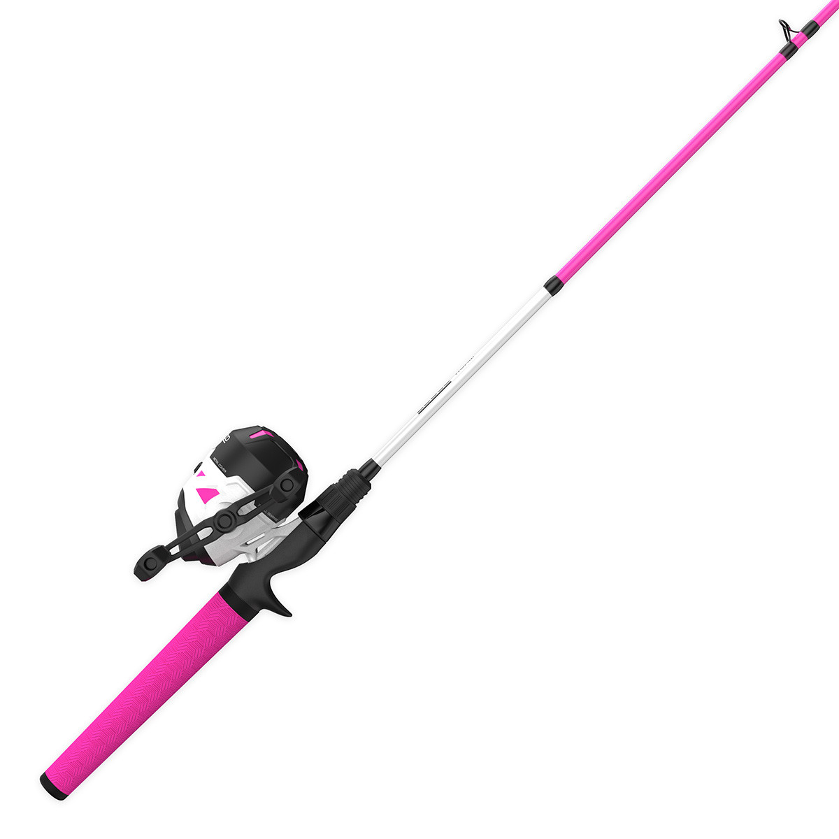 Zebco Pink Roam 6 ft Spincast Rod and Reel Fishing Combo | Rogers