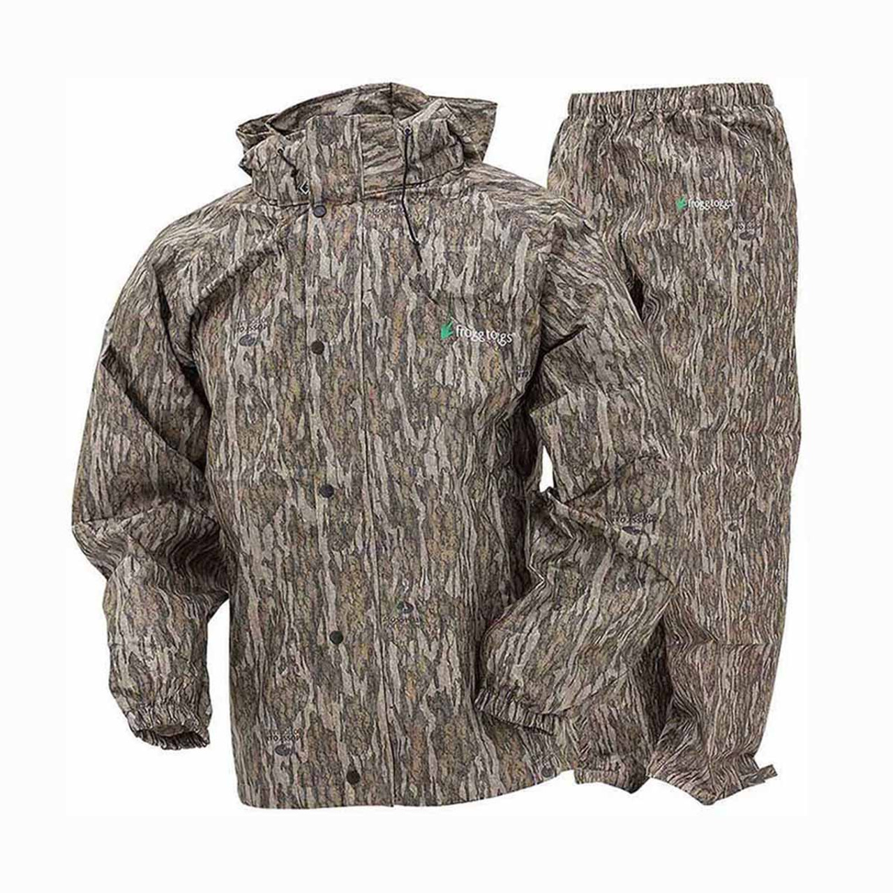 Frogg Toggs All Sport Rain Suit, Mossy Oak Bottomland (AS1310-50