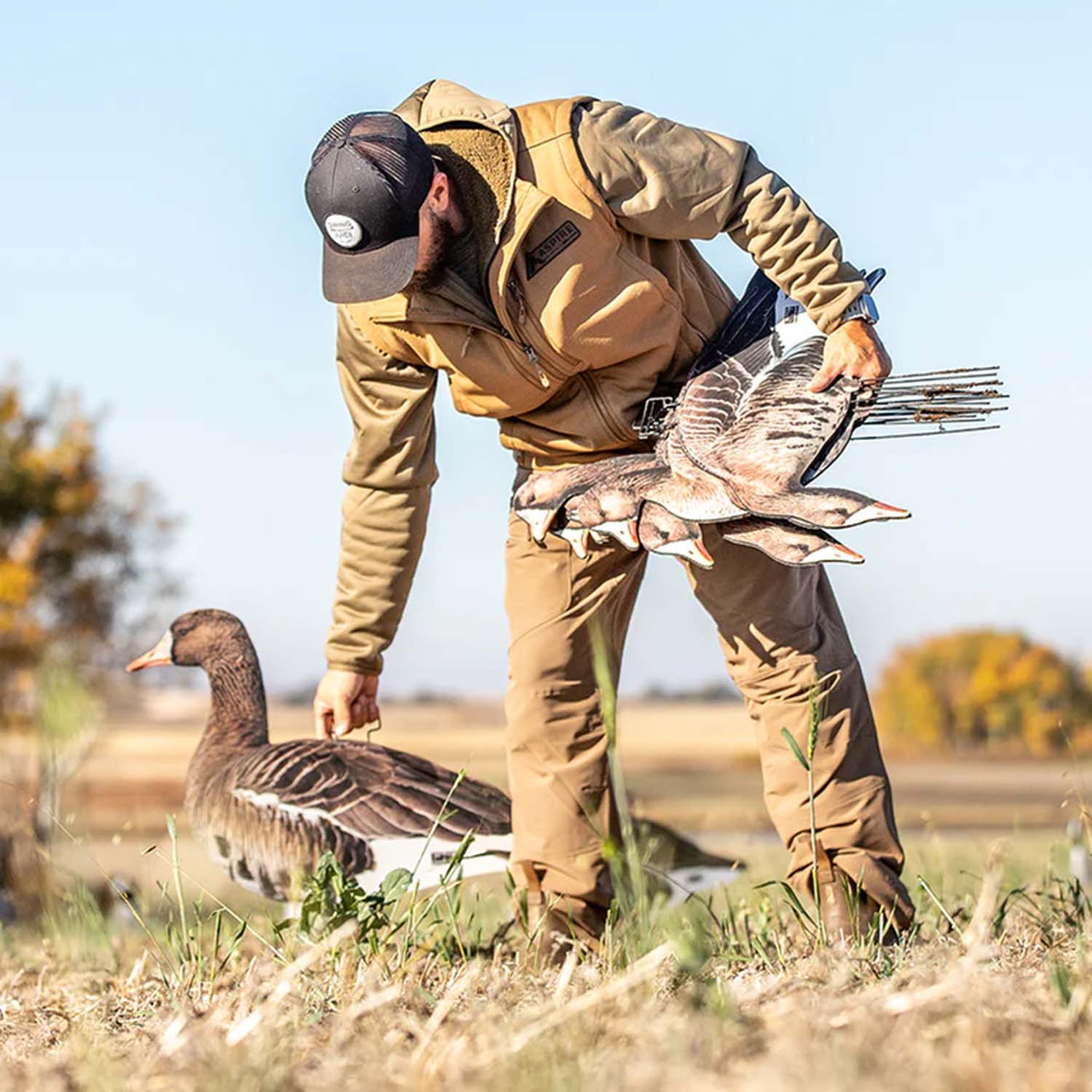 GHG Pro-Grade Silhouette Specklebelly Goose Decoys