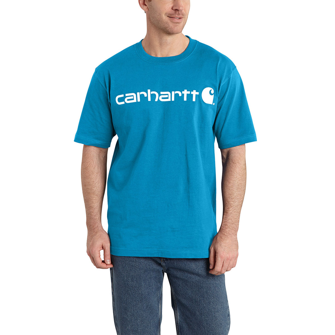 Tシャツ・カットソー Carhartt Loose Fit Heavyweight Logo Graphic T-Shirt Carhartt Loose Fit Heavyweight Short Sleeve Logo Graphic T