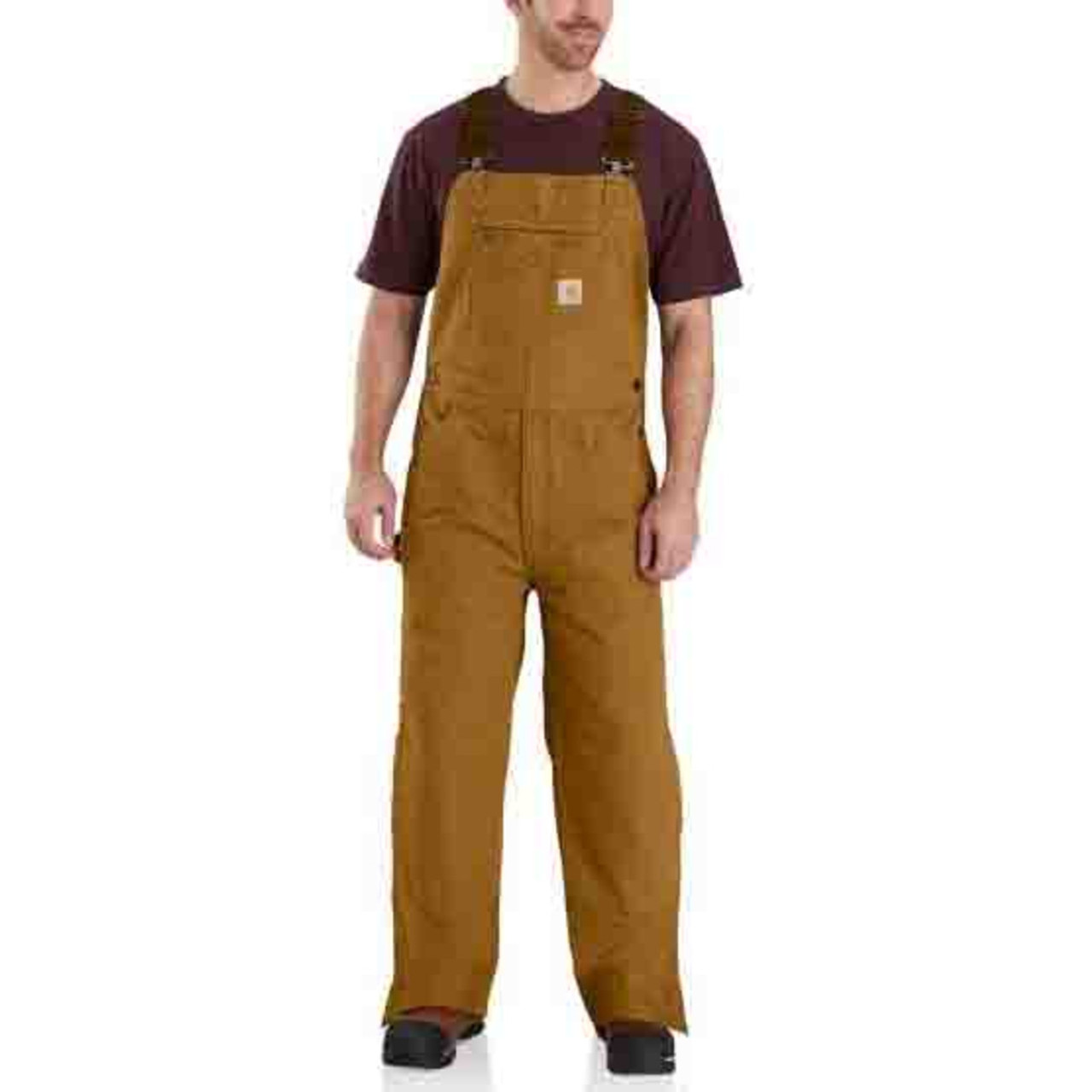 Carhartt Quilt Lined Washed Duck Bib Overalls | Rogers Sporting Goods