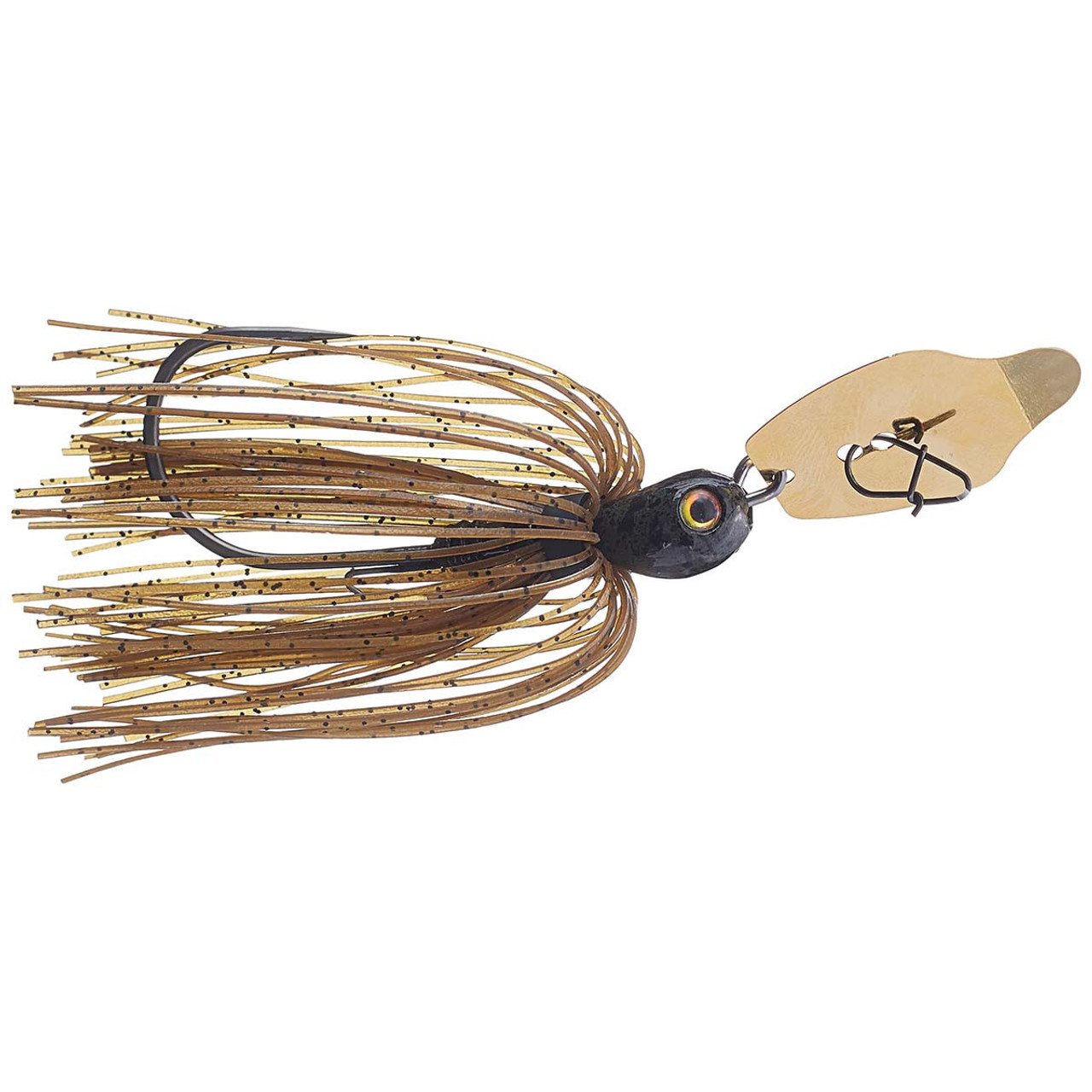 Strike King Thunder Cricket Gold Vibrating Jig 3/8 oz / Black/Blue