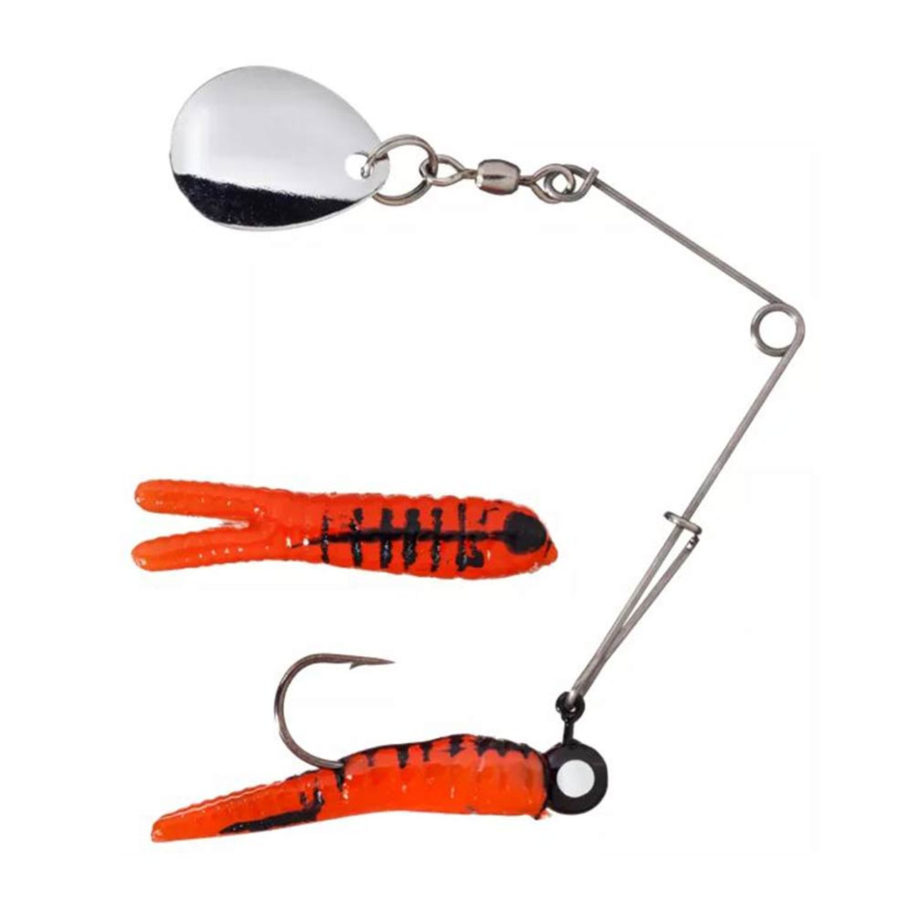 JOHNSON BEETLE SPIN FISHING LURE, 1/8 OZ, RED SPARKLE