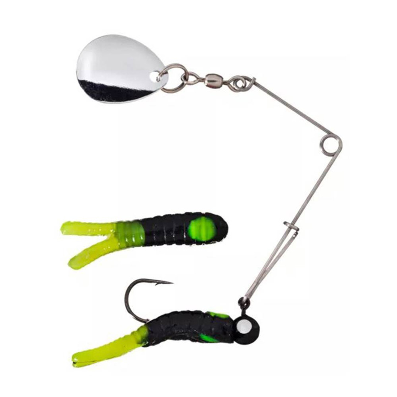 Johnson Beetle Spin - 1/8 oz. Chartreuse/Black Spots