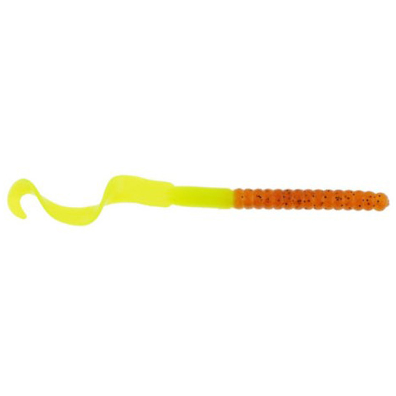 Berkley PowerBait Power Worms Pumpkin Chartreuse; 4 in.