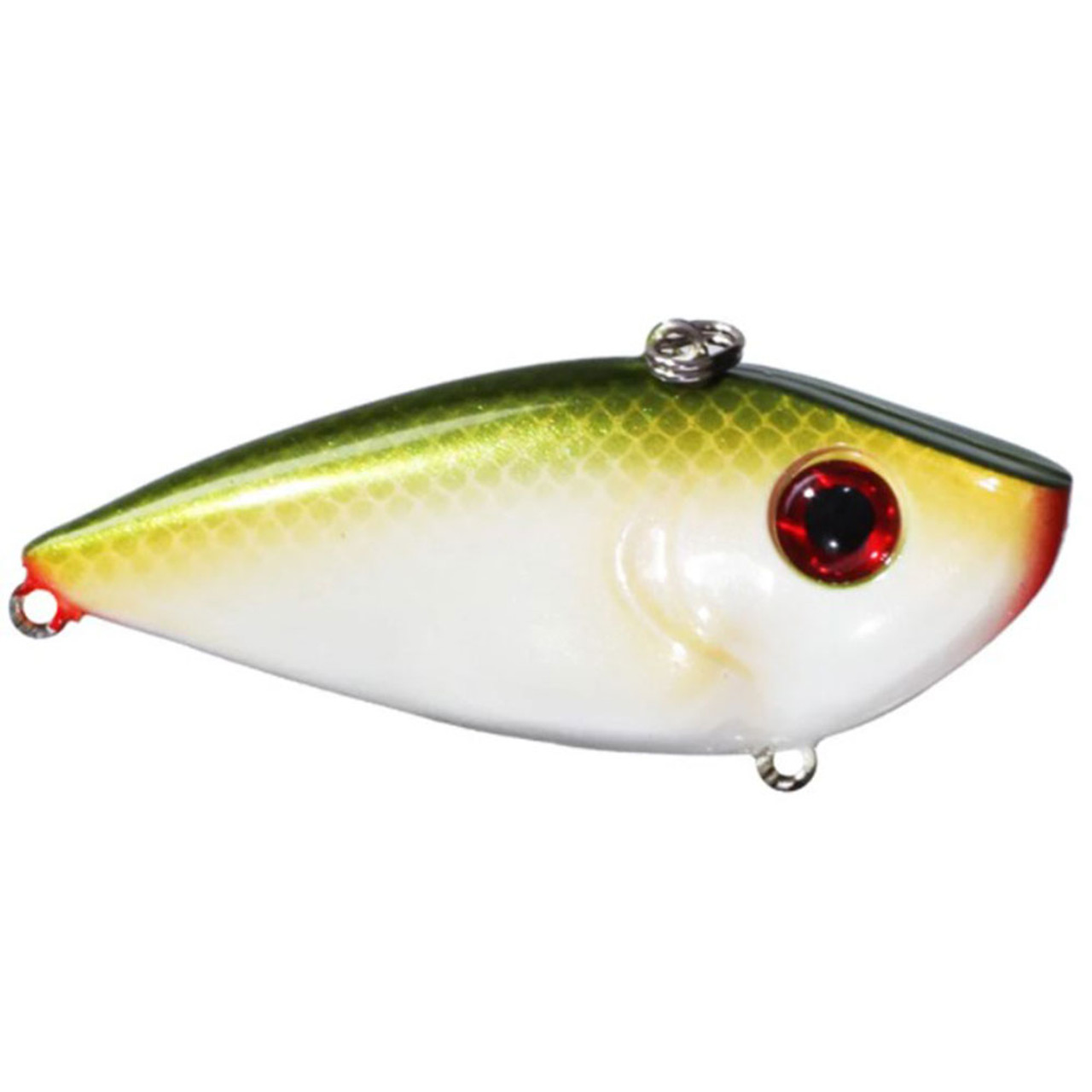 Strike King Red Eyed Shad 2-Tap Tungsten 1/2 oz Delta Red