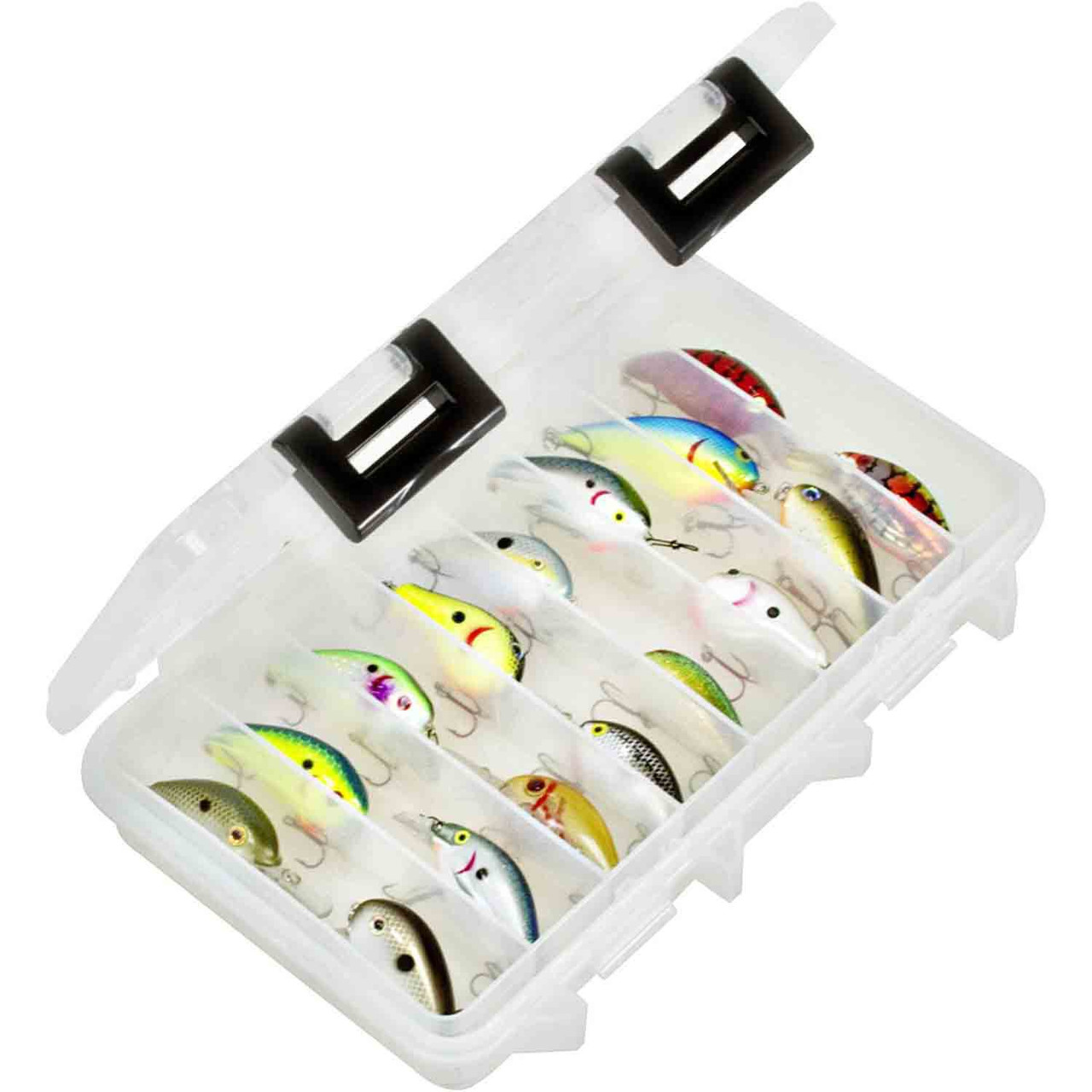 Spinner Baits Plano 3700 Crankbait Tackle Box Holds 22 Lures