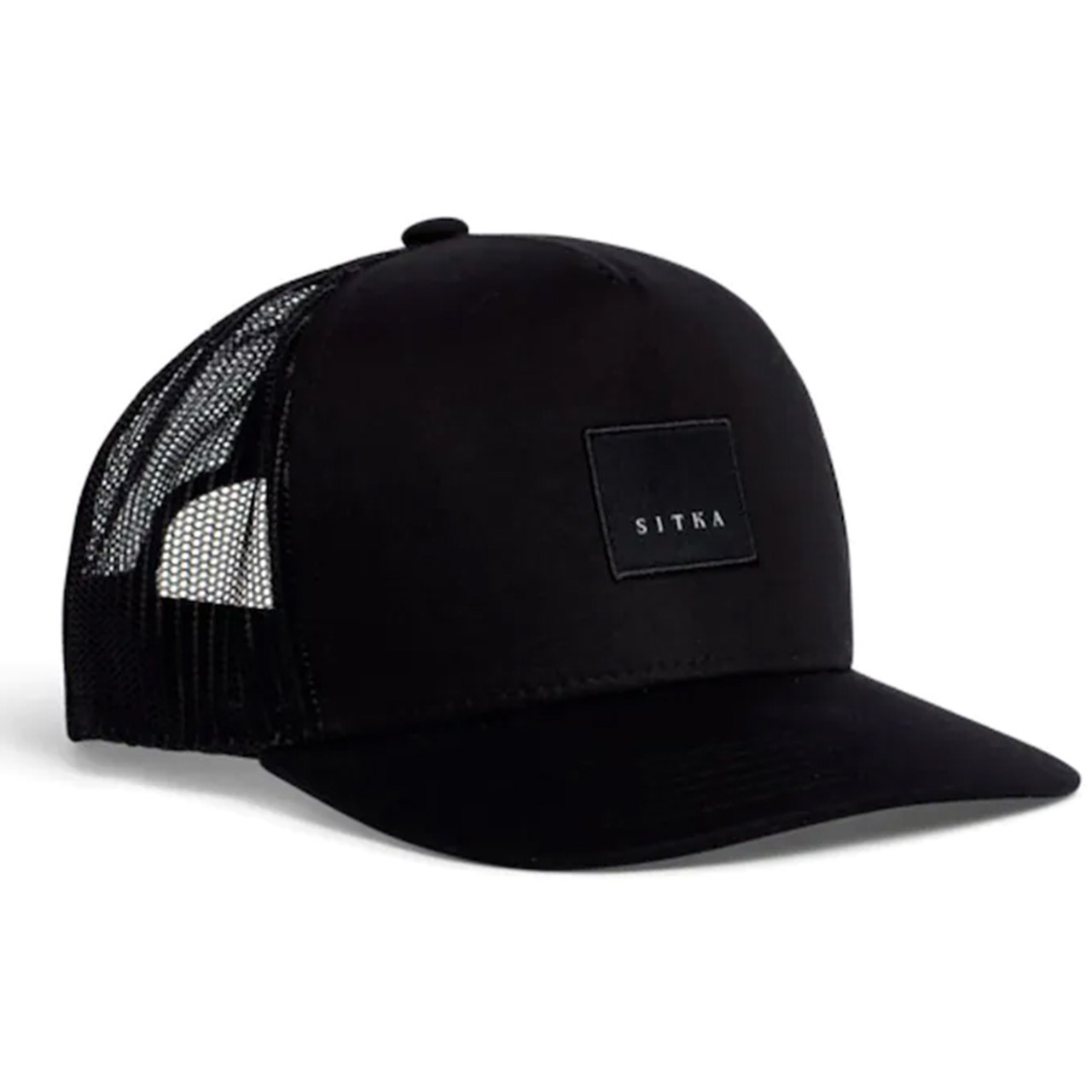 Stacked Snapback Hat - Black/Tan