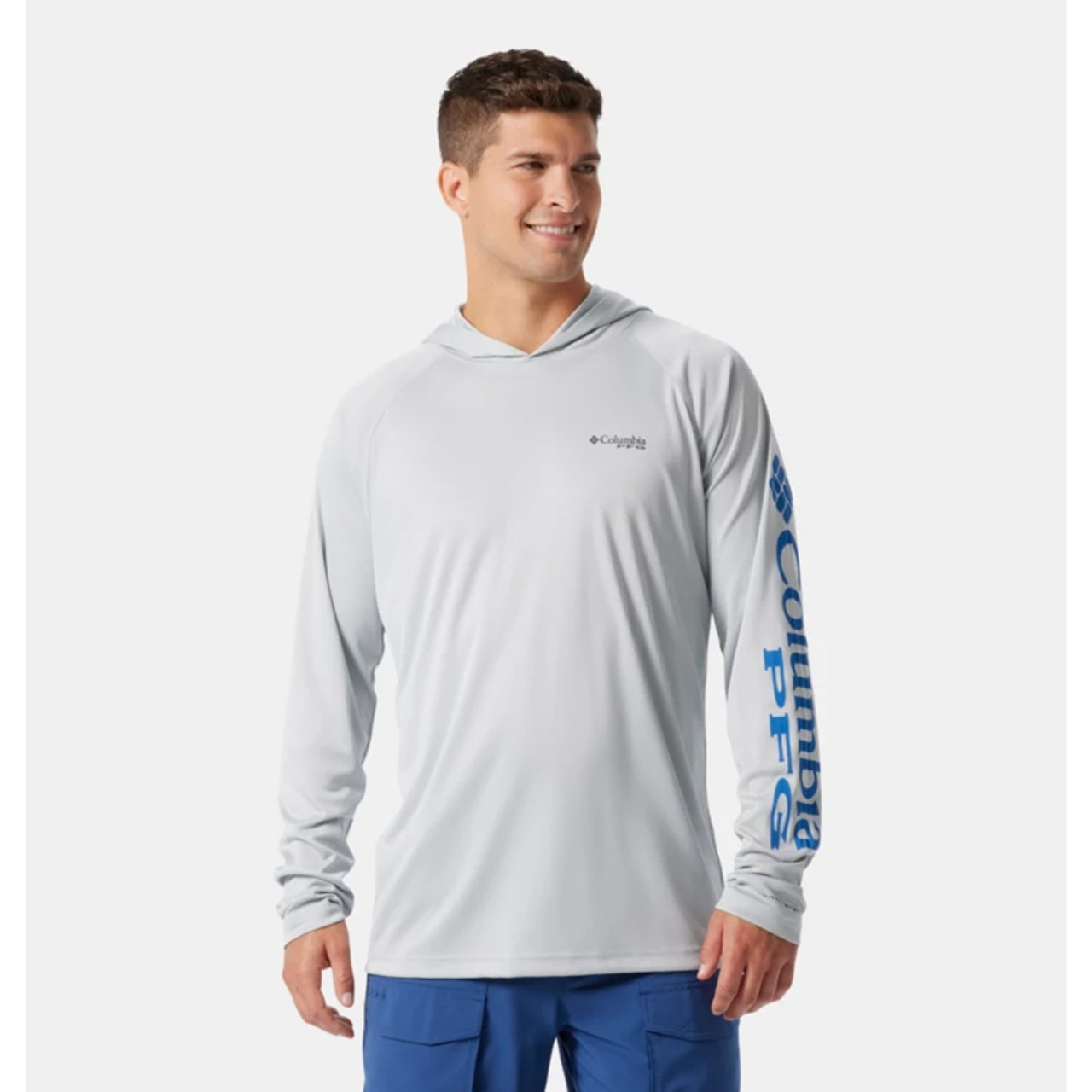 コロンビアPFG ターミナル タックル フーディー 白 M Columbia