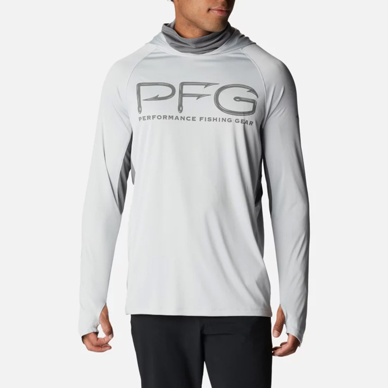 Men's PFG Terminal Tackle Heather Long Sleeve Shirt - Riptide Heather -  (Past Season)