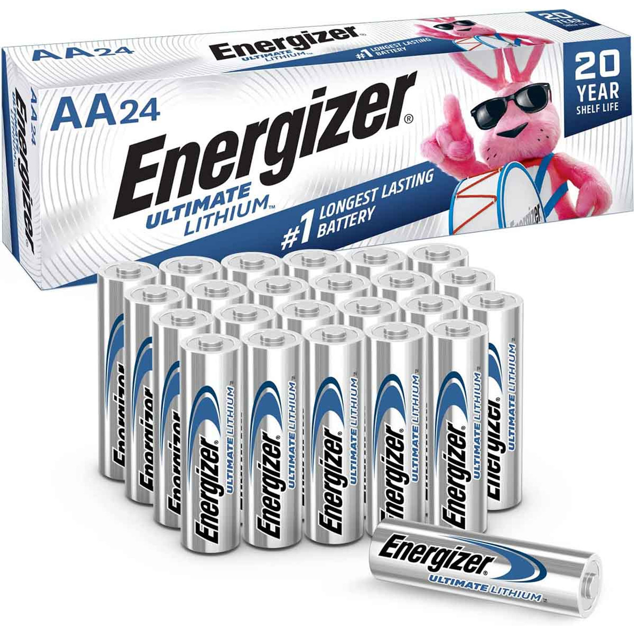 Energizer Ultimate Lithium AA Batteries - 24 Pack